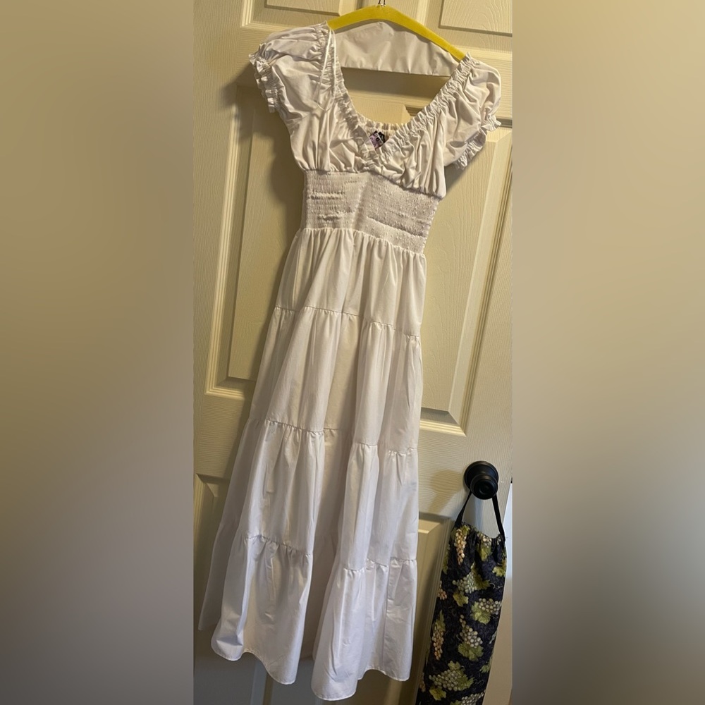 WeWoreWhat white midi dress